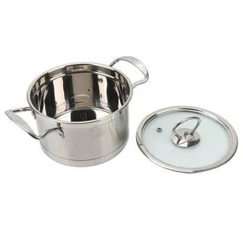 

Thick stainless steel single small hot pot one person one pot commercial soup pot induction cooker self-service shabu-shabu