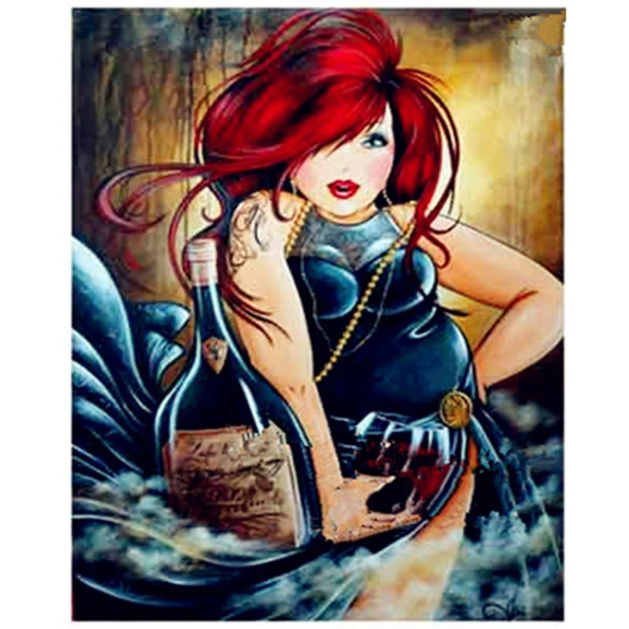 

5D full square Diamond Embroidery DIY Diamond Painting Cartoon girl Diamond Painting Cross Stitch Rhinestone Room Decor WT11