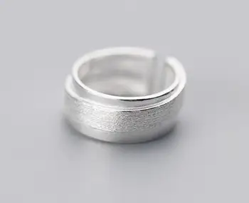 

100% REAL.925 Sterling Silver fINE jEWELRY MULTI-ROWS Geometric Long Wider Ring GTLJ1394