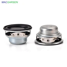 MACGARSEN, 2 шт, компьютерный динамик, 4 Ом, 3W, водонепроницаемый, портативный динамик s 36 мм, 1,4 дюймов, 16 ядер, резиновая сторона, для домашнего кинотеатра, громкоговоритель