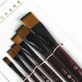 

cherry blossom nylon wool powder oil painting pen acrylics painting supplies school supplies Broad Nylon brush Watercolor Brush