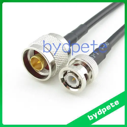 

RG58 12inch RF pigtail BNC male plug pin to N male straight Cable jumper