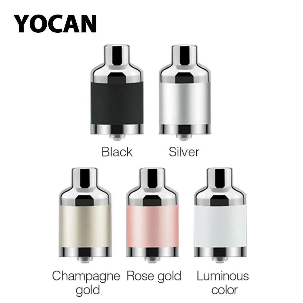 

Original Yocan Evolve Plus XL Atomizer Wax Vaping Tank E Cigarette Concentrate Vapor Tank 22mm QUAD Coil Airflow Adjustable