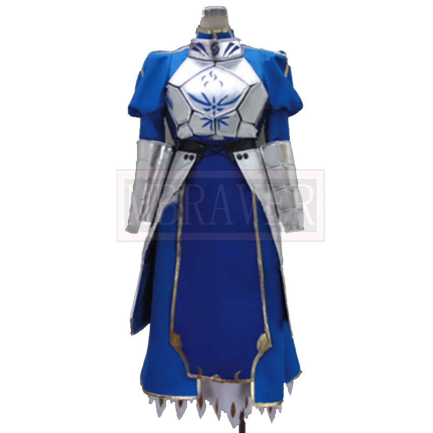 Fate zero/stay night saber Косплей Костюм Altria pendragon saber/king Arthur Pendragon костюмы для косплея на заказ