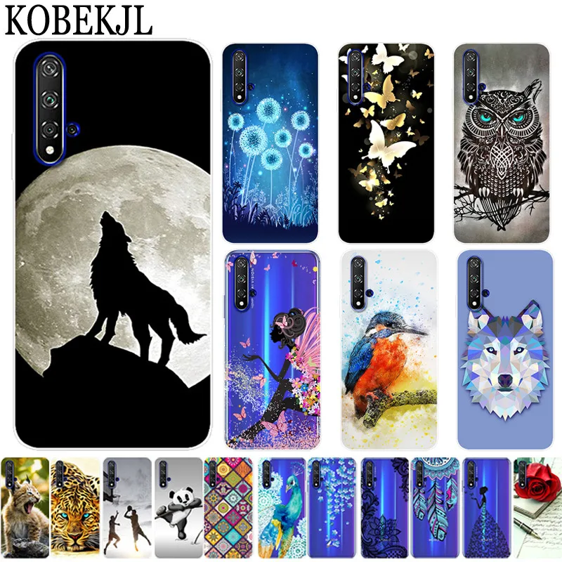 

For Huawei Honor 20 Case Honor20 Case Soft Silicone Cartoon TPU Cover Phone Case Huawei Honor 20 Pro 20Pro Lite YAL-L41 YAL-L21