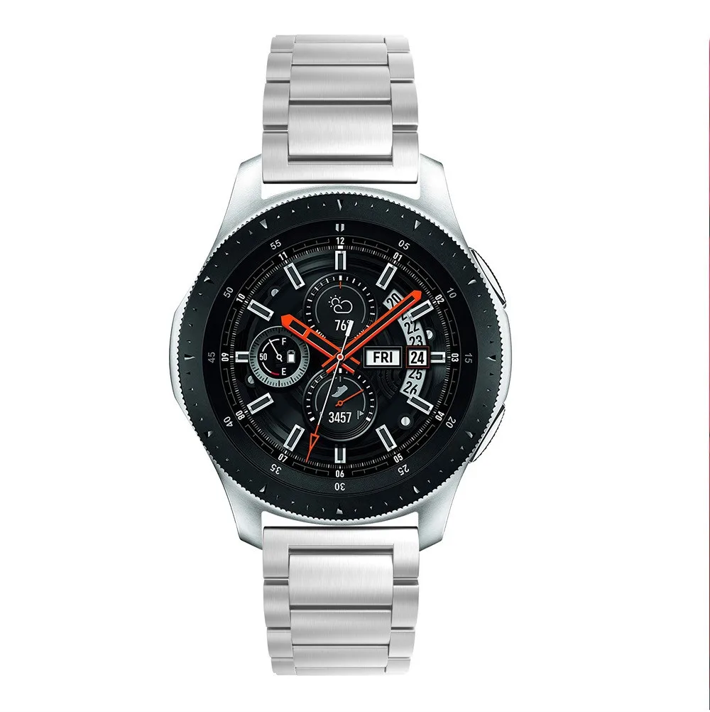 Роскошный браслет из нержавеющей стали для фитнеса, сменный ремешок для samsung Galaxy Watch 46 мм, беспроводные устройства, умные часы 30