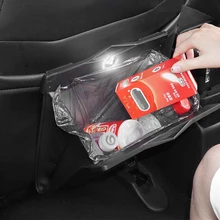 BACANO Синтетическая кожа автомобиля мешок для мусора игрушки одежда пряжки для сидений мусорная корзина задняя часть внедорожника органайзер для Автомобильный мусорный пакет