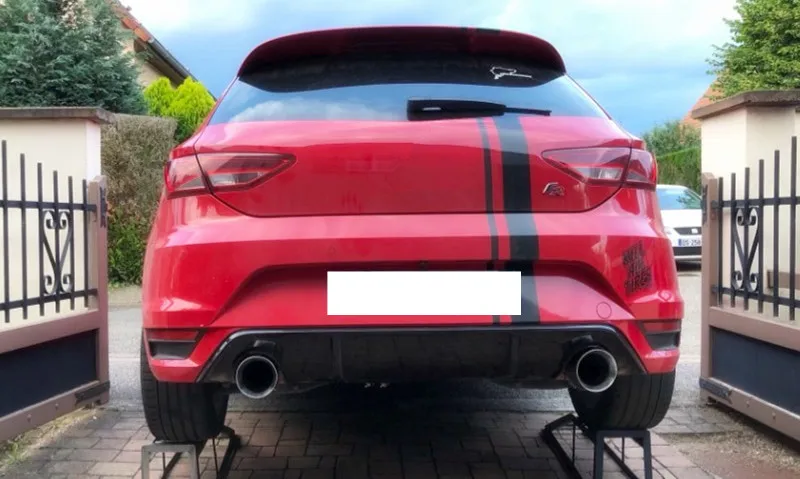 Cano de Escape Cano de Escape de Carro com Estilo Novo para vw Frete Grátis: Universal Carro com Estilo Audi Benz Bmw 1 Peça Porsche de 6 de escape de carro com estilo novo
