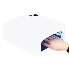 36 w лак для ногтей Белый Профессиональный светодиодный свет и УФ-лампы для Сушилка для ногтей инфракрасный Сенсор таймер гель УФ-гель для ногтей ZH-818m