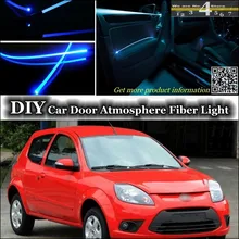 Для Ford NK KU Ka спорта ка MK2 интерьер окружающего света настройки атмосферу волокно оптическое Ленточные огни внутри двери Панель освещения ремонт