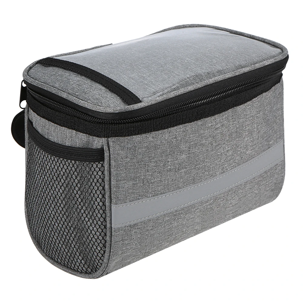 Best Cycling Bag Bike Bicycle Insulated Front Bag MTB Bike Handlebar Bag Basket Pannier Cooler Bag with Reflective Strip 18 Best Cycling Bag Bike Bicycle Insulated Front Bag MTB Bike Handlebar Bag Basket Pannier Cooler Bag with Reflective Strip 18