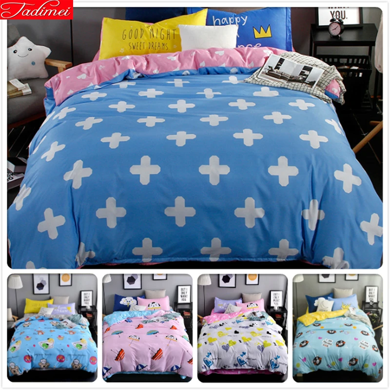230*230 Cover Kids 120 150 180 King Queen Double Twin Size 3/4 Pcs Pieces Bedding Set Bedsheet Bedlinens Bed Linen - Duvet Cover - AliExpress
