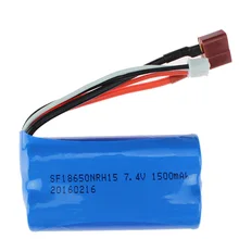 7,4 V 1500 Mah литий-полимерный Батарея для Wltoys 12423 12428 12401 12402 12429 Lipo Батарея 2 S 7,4 V 1500 Mah
