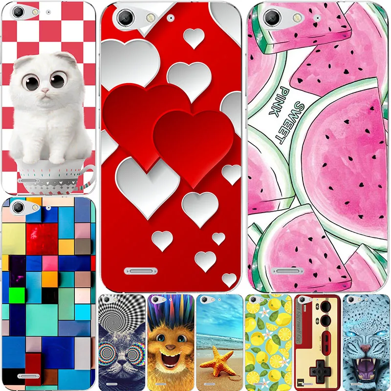 

June New Cute Cat Phone case For ZTE Blade X7 Blade Z7 V6 D6 T660 T663 5.0" Printing Soft TPU Cover Phone Back Shell For ZTE V6