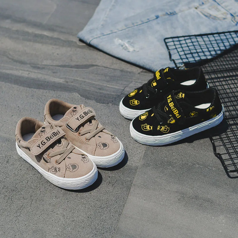 ساخنة جديدة 2019 الربيع الأطفال أحذية الفتيان حذاء عدم الانزلاق العلامة التجارية الاطفال أحذية للبنات شقة أحذية من الجلد الطفل حذاء طفل صغير