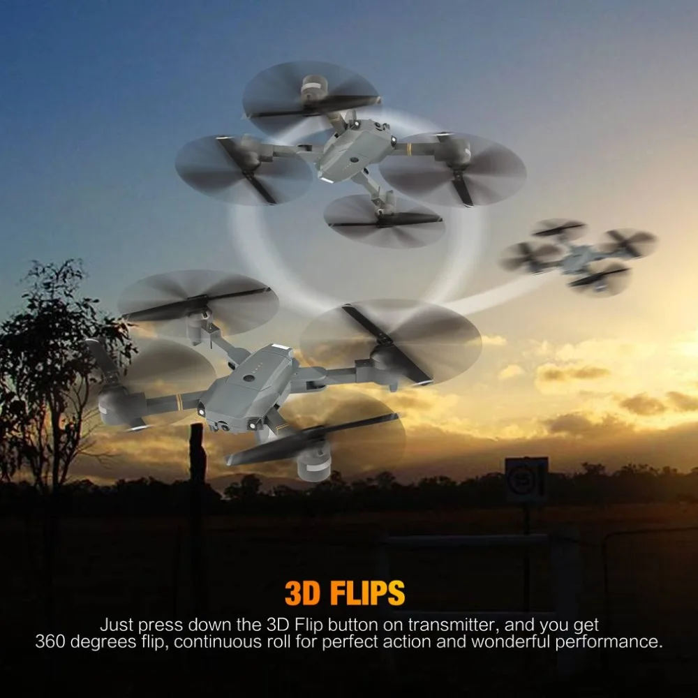 

Attop RC XT-1 wifi 2.4G FPV 3D Flip Altitude Drone Camera Hold Foldable One-key Take-off/Landing Headless Mode RC Quadcopter