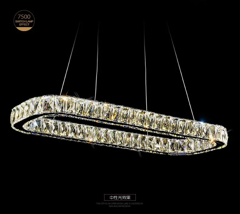 2015 nuevo diseño moderno cuadrados llevó araña de cristal con cristal k9 para el comedor de.jpg