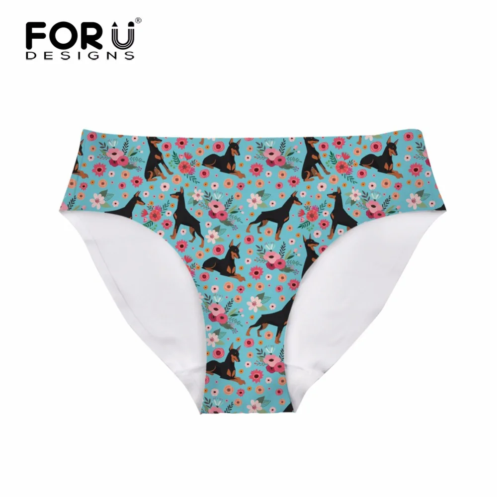 FORUDESIGNS/трусы боксеры с цветочным принтом женские сексуальные короткие Дышащие