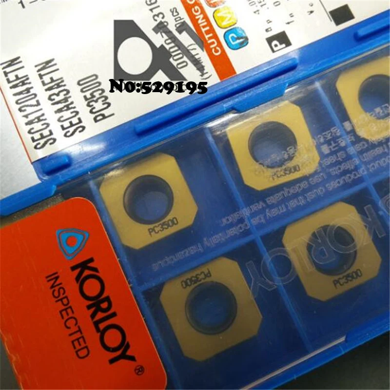 SECA1204AFTN PC3500,original korloy insert milling inserts.use for