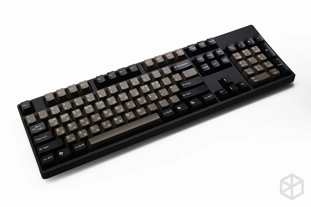 Taihao abs двойная съемка Корейская буква kr язык брелки для diy игровая механическая