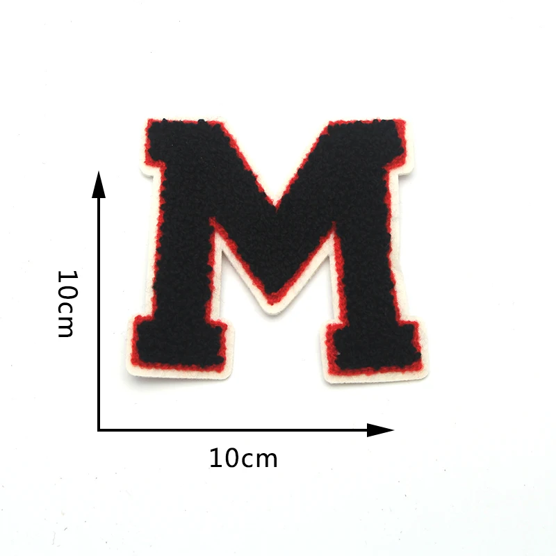 1 шт. полотенца вышитые патчи для одежды пришить Аппликация бренд патч DIY исправление мотив аппликация из букв алфавита M G A P D E N K - Цвет: SC3579