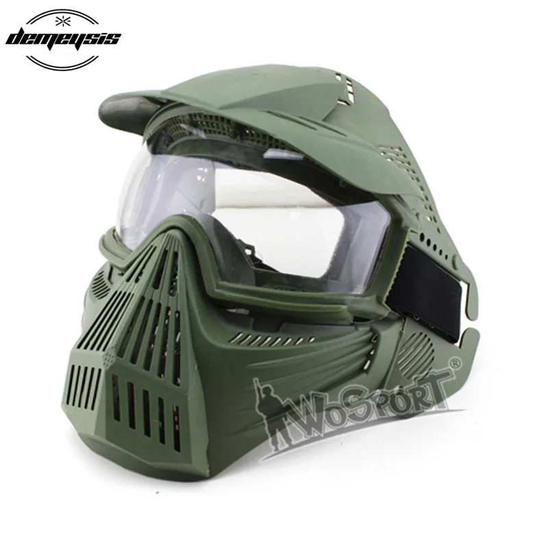

Army Military Airsoft Mask Paintball Mask with Lens Breathable CS Hunting Protection Masks Paintball Accessories