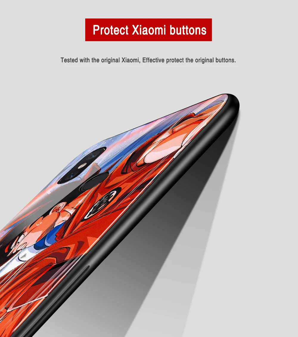 Чехол для Xiaomi mi 8 se, закаленное стекло, жесткая задняя крышка Dragon Ball Z, чехол для телефона для Xiaomi mi 6 8 9 SE lite mi x 2 2s3 max 3