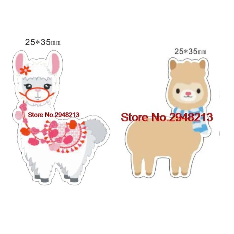 

Cartoon Animal Vicugna pacos planar resin crafts for DIY Crafts Alpaca resin flatback 1.2inch 50pcs RET1524