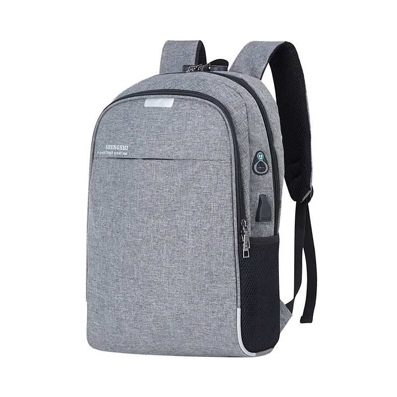 

Business anti theft Men backpack Large capacity Men travel backpack with USB Charging Women shcool backpack for 15.6" laptop