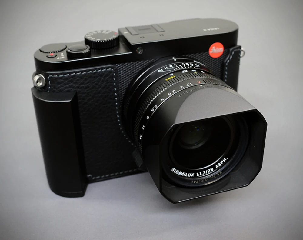 Mili чехол ручной работы из натуральной кожи для камеры наполовину сумка Leica Q2