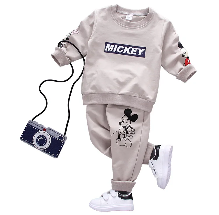 Disney Mickey Boy Clothes Cartoon Bear Long Sleeved T-shirt Tops Pants Baby Girl Outfits Infant Clothing Kids Bebes Jogging Suit HTB15P5TX.rrK1RkSne1q6ArVVXal - Disney Mickey Boy Clothes Cartoon Bear Long Sleeved T-shirt Tops Pants Baby Girl Outfits Infant Clothing Kids Bebes Jogging Suit