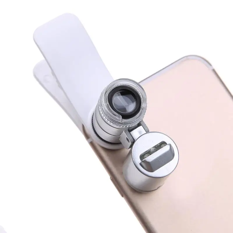 العالمي 60X التكبير 2 LED 1UV ضوء المجهر العدسات تلسكوب الهاتف المحمول مايكرو عدسة lente كليب ل فون سامسونج الهواتف الذكية العالمي 60X التكبير 2 LED 1UV ضوء المجهر العدسات تلسكوب الهاتف المحمول مايكرو عدسة lente كليب ل فون سامسونج الهواتف الذكية