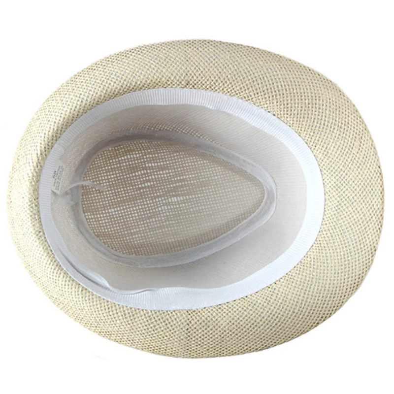 Summer Women Men Fedoras Straw Hat Short Brim Trilby Panama Hats Men Straw Beach Sun Hats For Breathable Fedora Hat beach hat,women sun hat