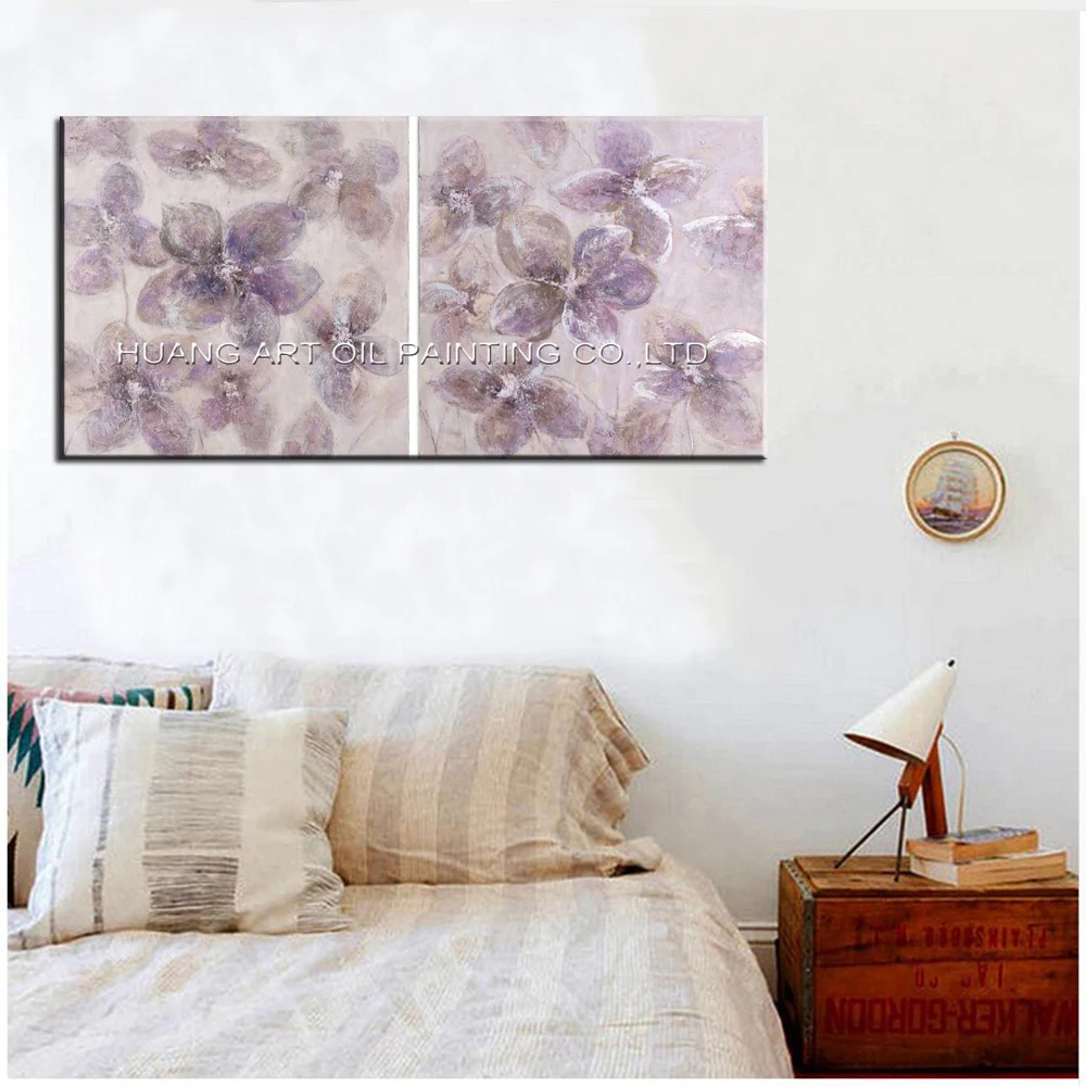 SY Summer Blue Colour Perception Abstract Wall Art Handmade Oil Painting Canvas Home Living Room Decoration