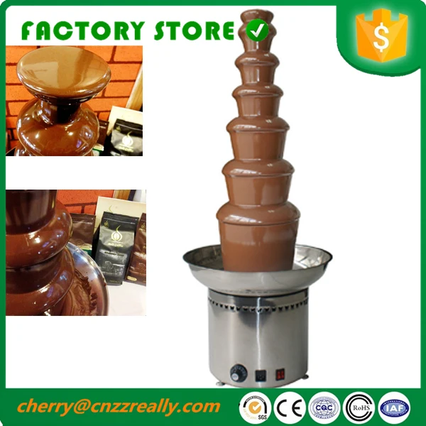

Commercial use 7 Tier Chocolate fountain melting machine with CE 110v 220v