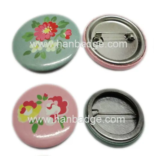 

Custom Button Badge with Customized Printing Logo Round Shape