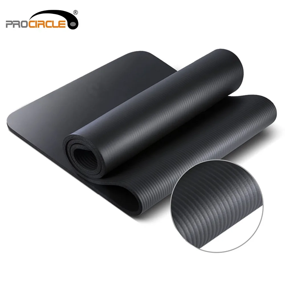 

Procircle NBR Yoga Mats Gym Mat Pilates Workout 0.5 Inch Thickness 173*61CM for Yoga Beginner With Strap Bag