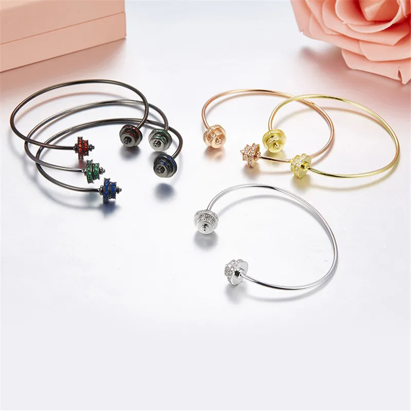 

Luxury Brand Bracelet Adjustable Open Cuff Bangle Women Jewelry Possession New design AAA zirconia 925 sterling Silver Bangles