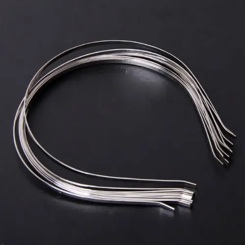 

10 x 4mm Metal Blank Headband Hair Band DIY Accessories