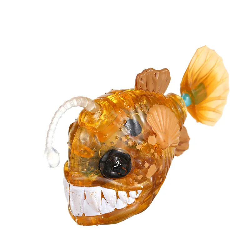 

Bath Toy Robot Shining Fish Swimming Electric Battery Powered Toy for Children Kids Playing In The Water