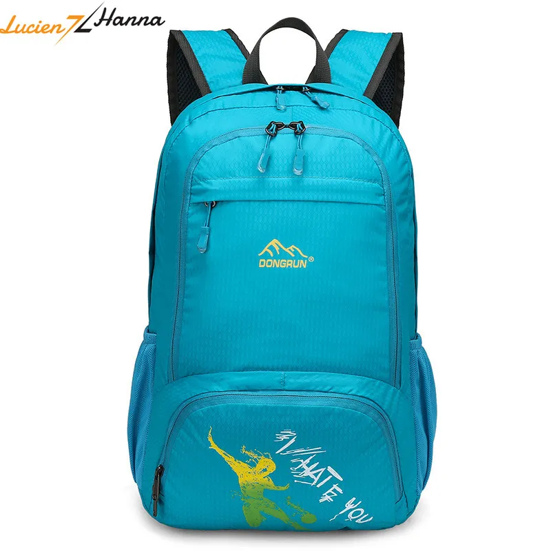 Lightweight Nylon Foldable Hike Travel Backpack 20L Men Waterproof