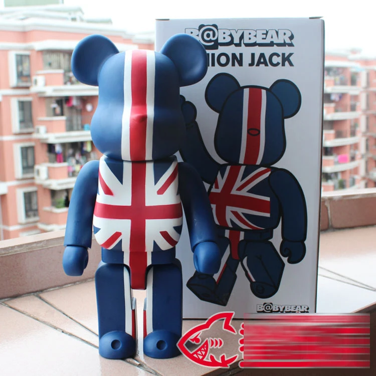 

Hot Sale Bearbrick British Style 400% Large Size Decoration Doll 28cm W/ Original Box