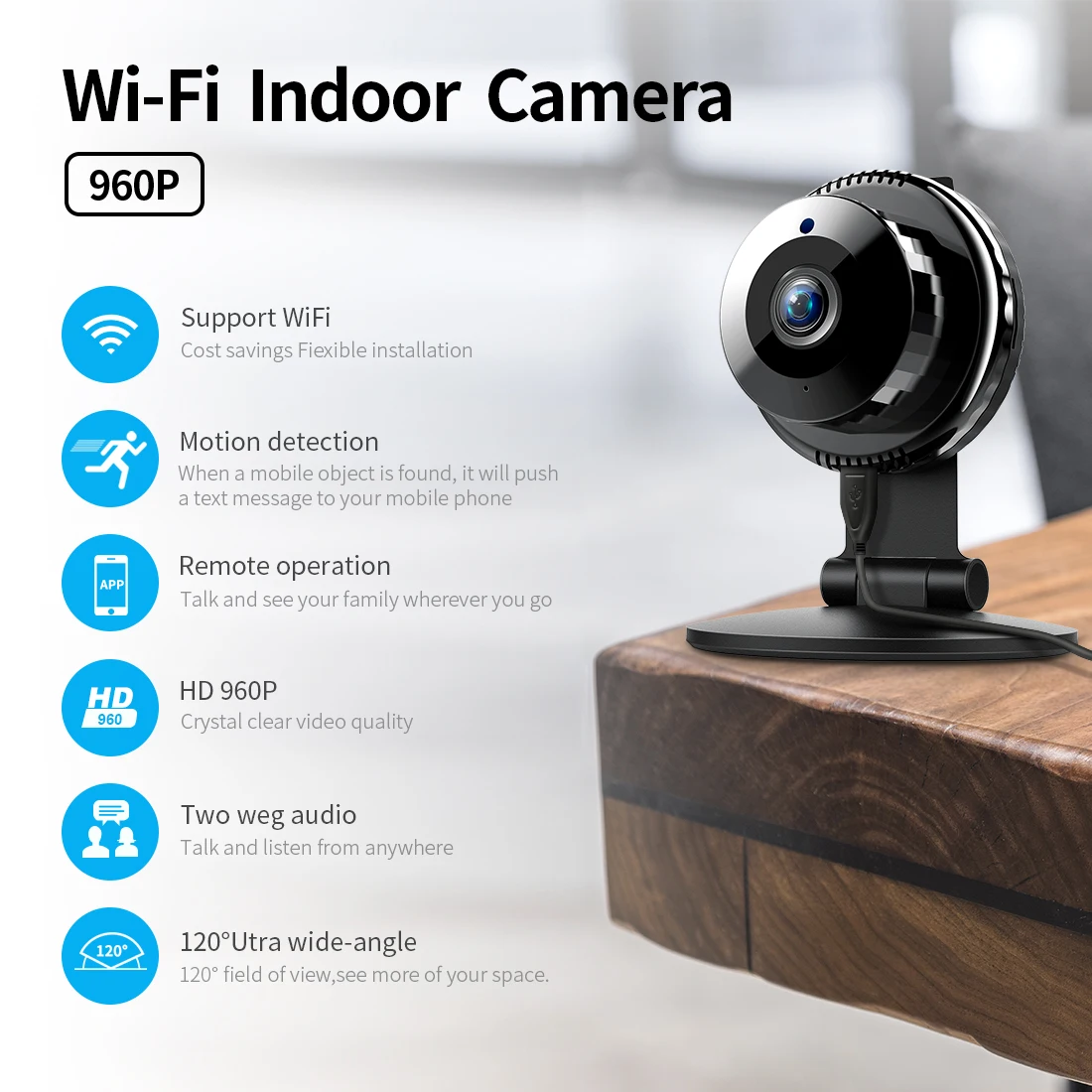 FREDI 960 P HD Беспроводная ip-камера 1.3MP Pet Baby для слежки за домашней безопасностью ip-камера WiFi 10 м инфракрасное ночное видение мини камера
