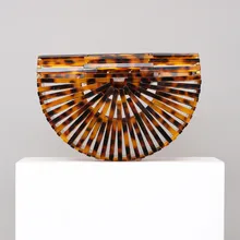 Роскошные женские сумки с вырезами, дизайнерские сумки Bolsas Feminina, акриловые клатчи в коробке, сумки леопардовой расцветки, летние пляжные акриловые кошельки