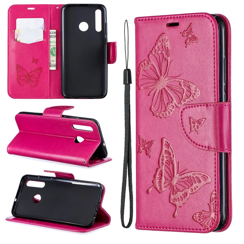 

Butterfly Flip Case For Huawei Honor 20 9 10 Lite Cover 10i 20i Leather Phone Book Wallet Bag For Huawei P Smart Plus 2019 Case