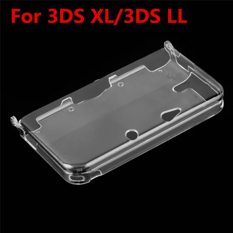 

New Hard Plastic Protection Split Crystal Case For Nintend 3DS XL/LL Transparent Clear Shell Skin Crystal Cover Case For 3DS XL