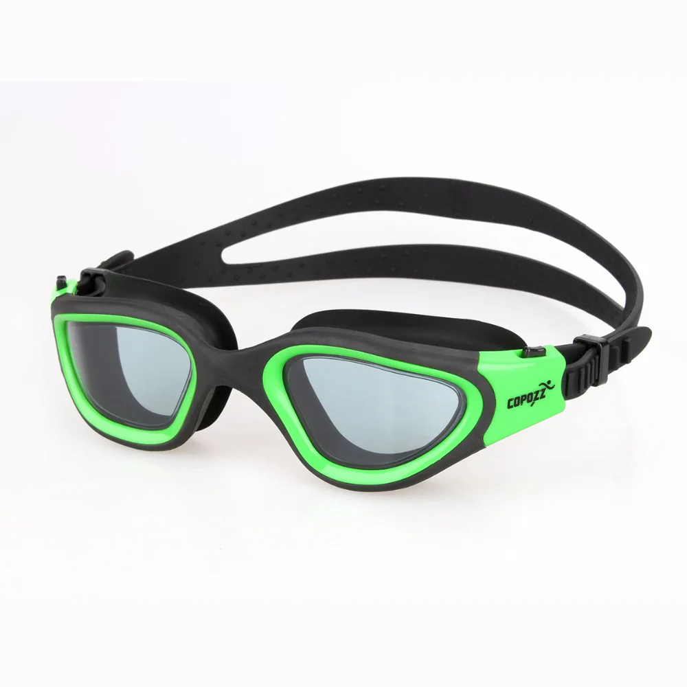 Image Copozz Fasion Swim Goggles Male Female Swimming Glasses Anti Fog Waterproof  Eyewear Swimming Mask Adult