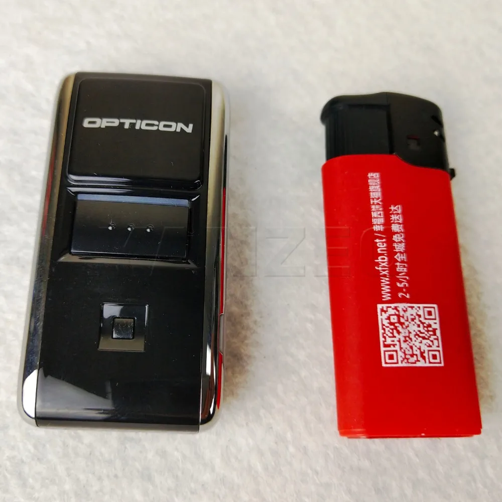 OPN-2002N 2001 2006 ل Opticon البسيطة المحمولة جيب الذاكرة ماسحة ضوئية بالليزر بلوتوث اللاسلكية المحمولة 1D الليزر الباركود ماسحة