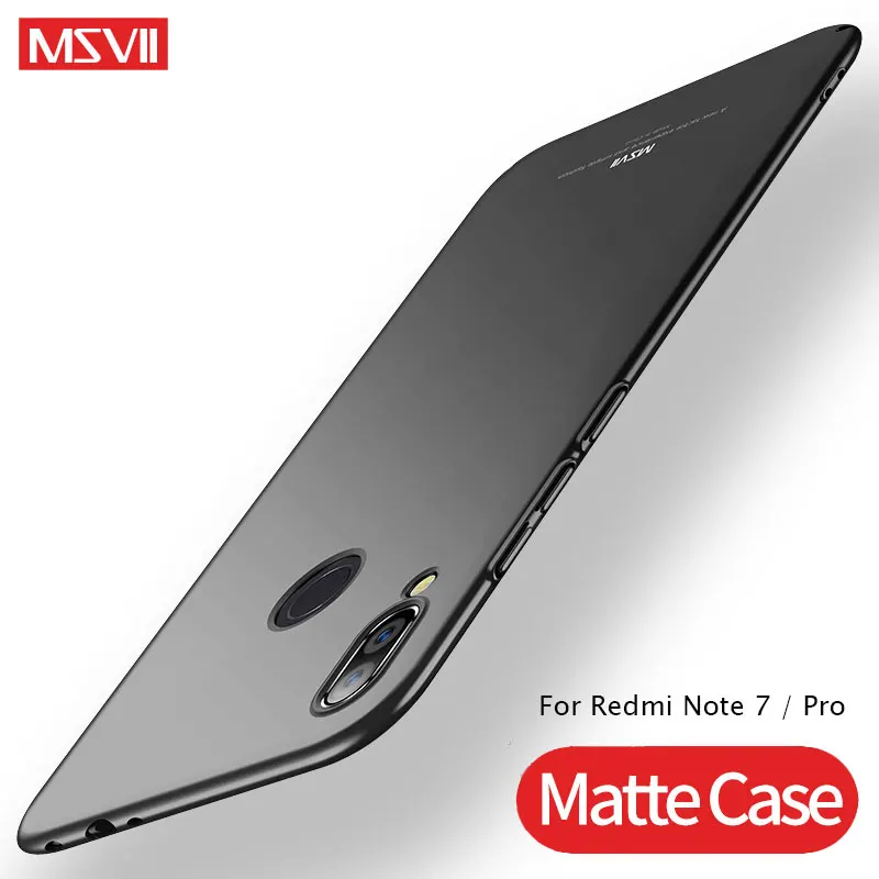 

Xiaomi Redmi Note 7 Pro Case Msvii Matte Cover For Xiaomi Redmi Note 6 Global Case Xaomi PC Cover For Xiaomi Note7 5 Pro Cases