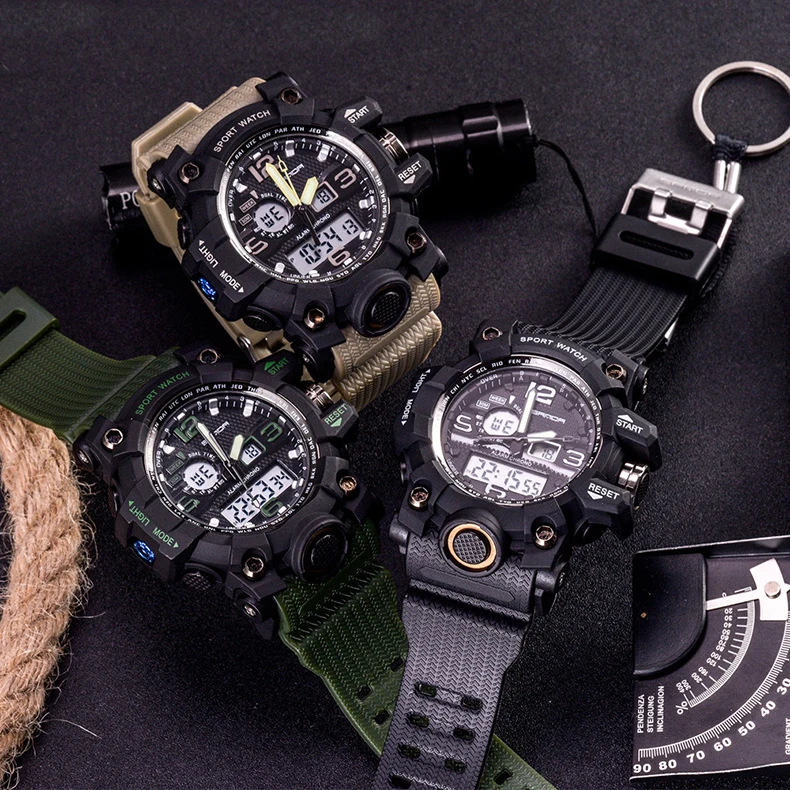 G стильные мужские военные спортивные часы, водонепроницаемые, светодиодный, цифровые, мужские наручные часы, наручные часы, Relogio Masculino Montre Homme